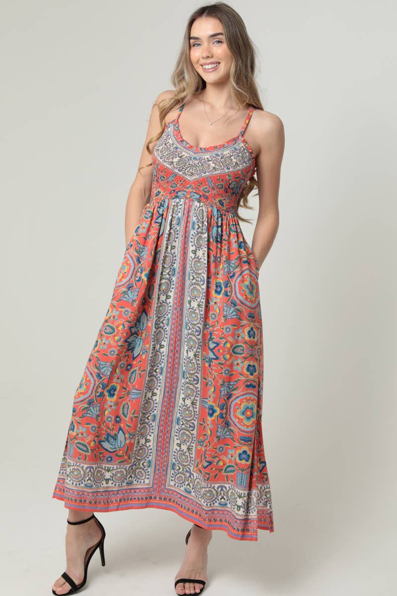 Copper Mesa Maxi Dress