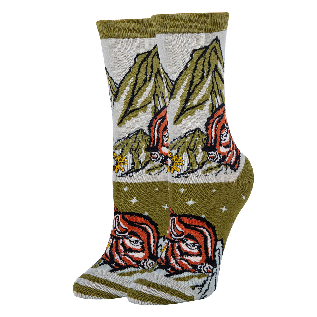 Bison Meadows | Women's Premium Cotton Dress Crew Socks