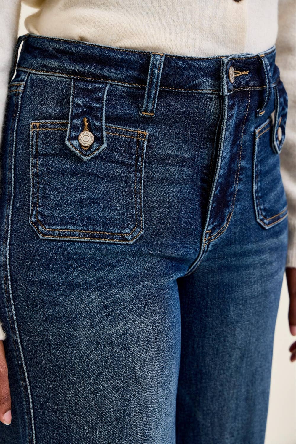 Front Pocket Wide Leg