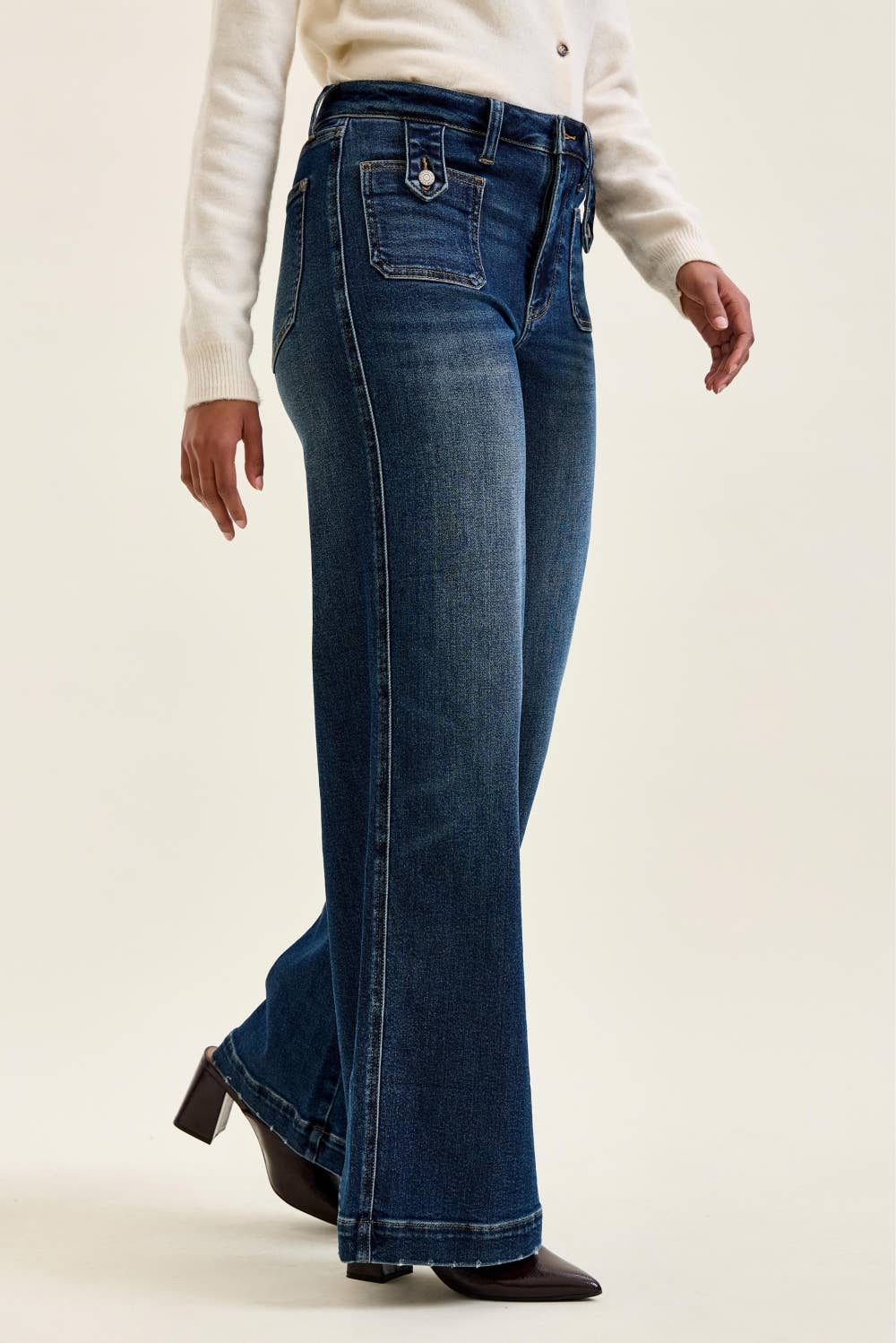 Front Pocket Wide Leg